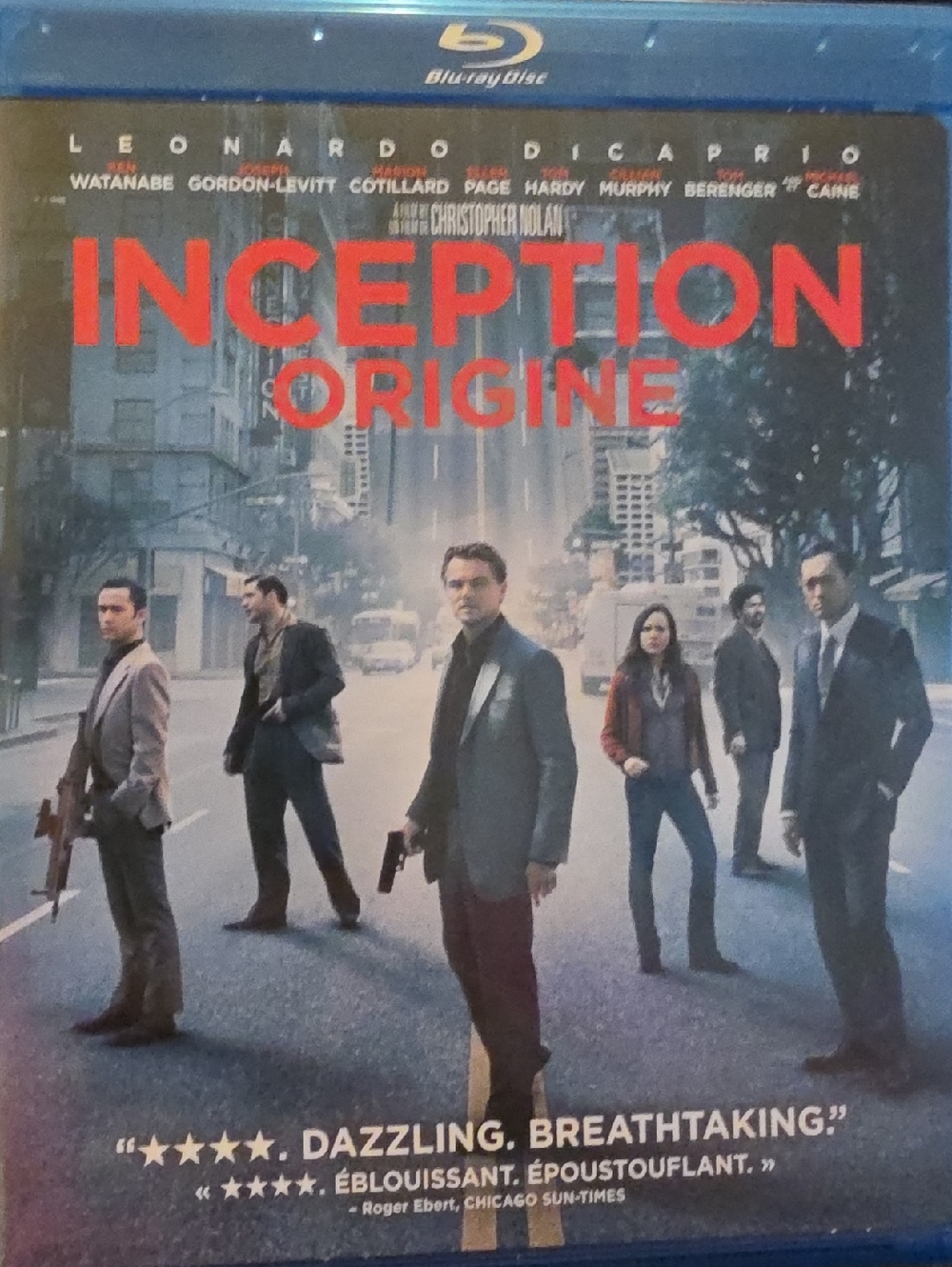 Inception Blu-ray Movie + DVD Disc Set